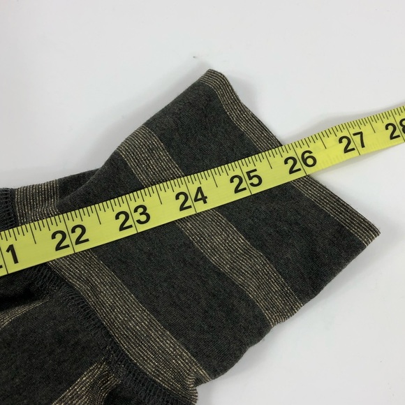 Ramy Brook Asymmetrical Metallic Striped Top OS - Picture 8 of 8